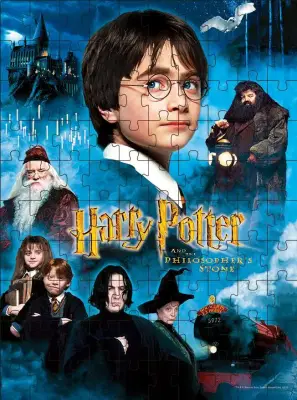HARRY POTTER - Hp Philosopher Stone 3d Eff 100pcs Puzzl - Figurine